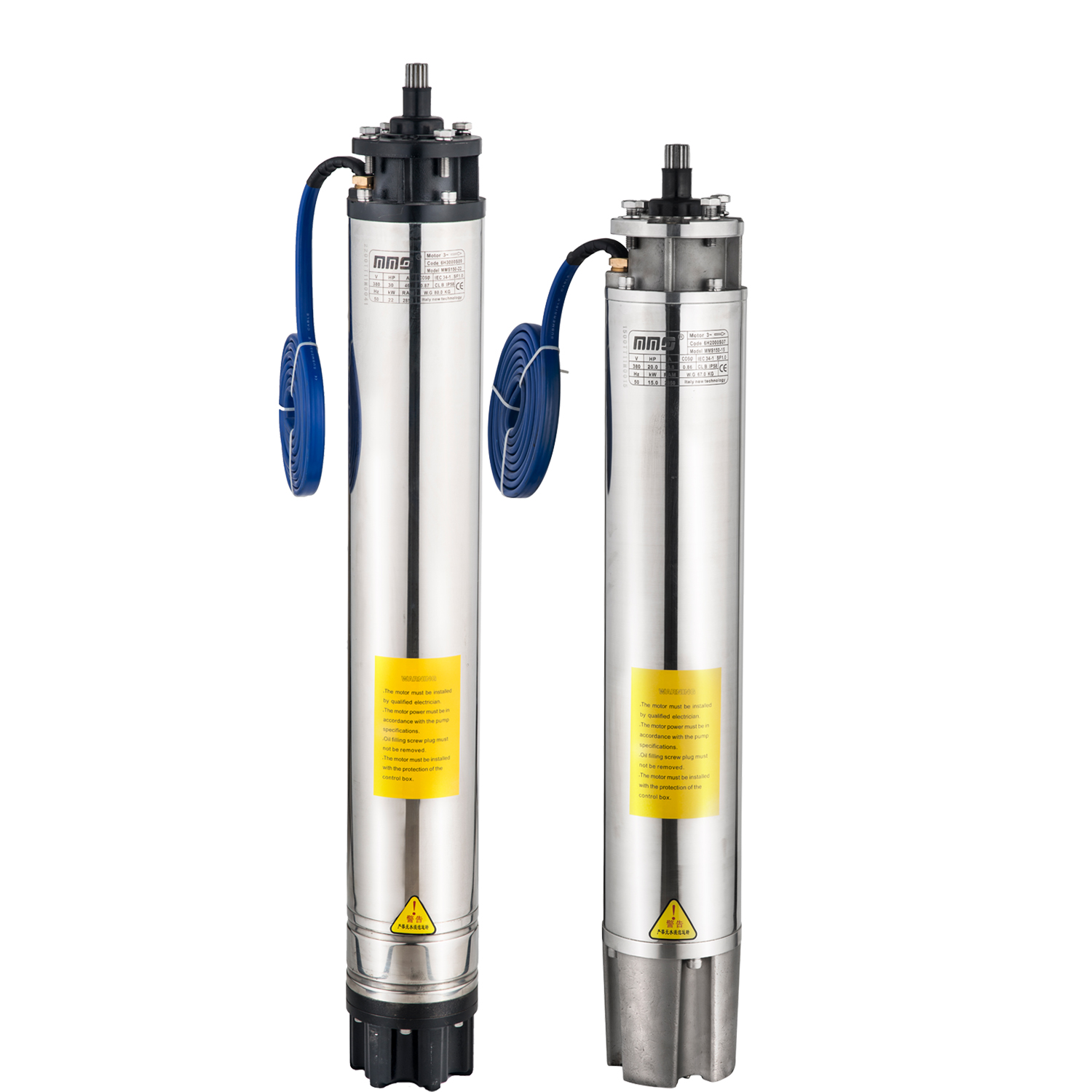 Italy Deep Well Submersible Borehole Pump Machine 4 Inch Diameter